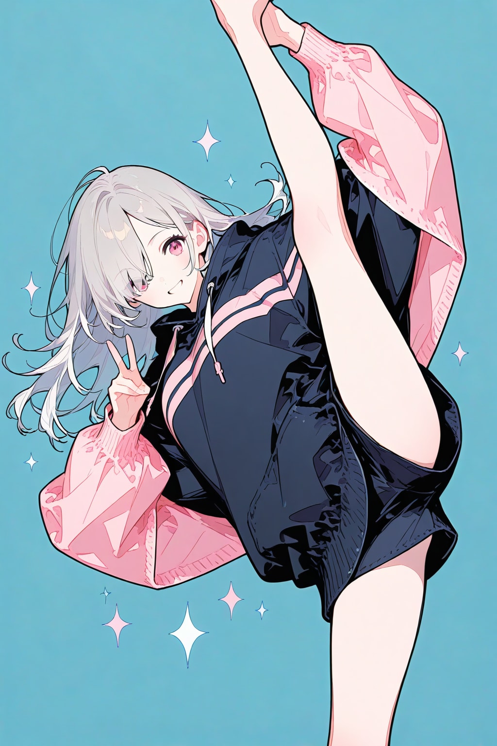 足上げ | の人気AIイラスト・グラビア