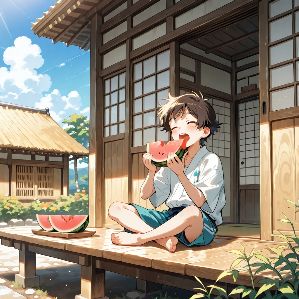 今日はスイカの日