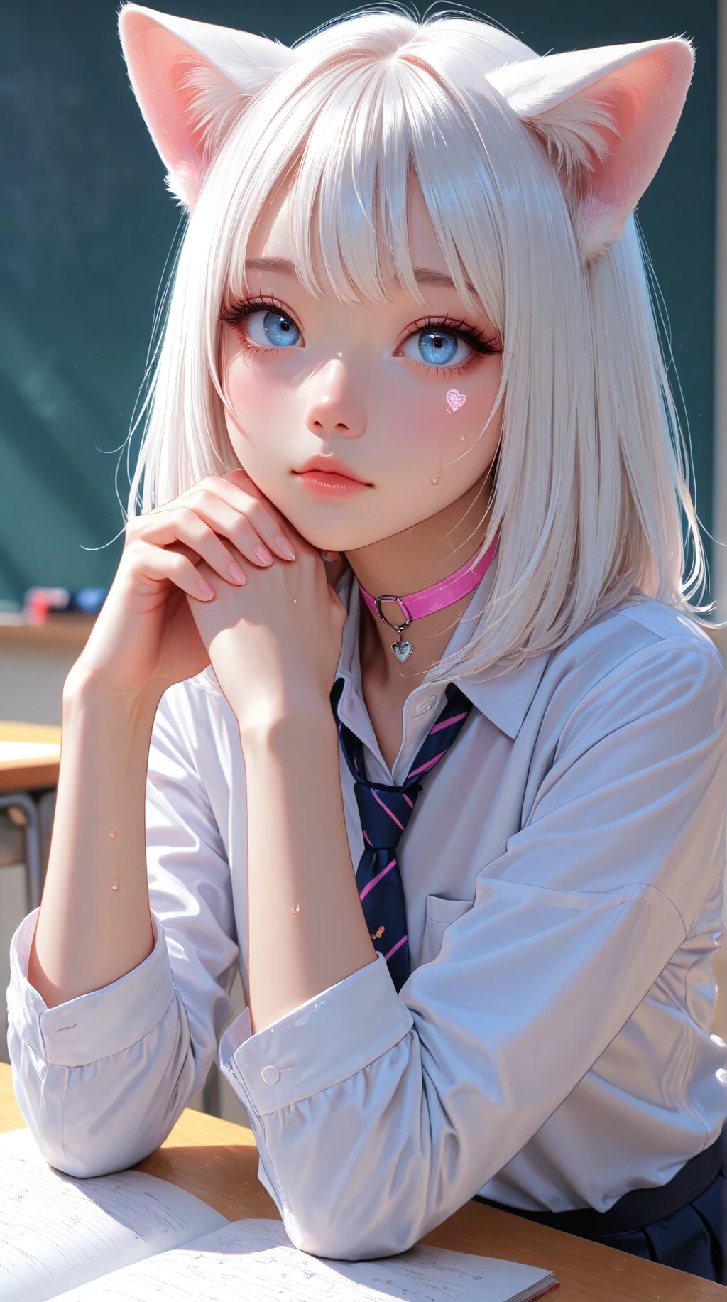 制服とシロ