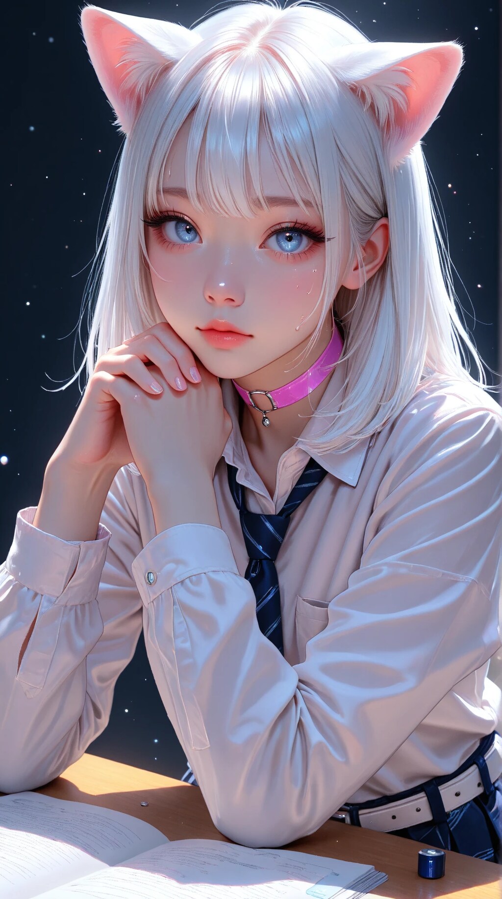 制服とシロ