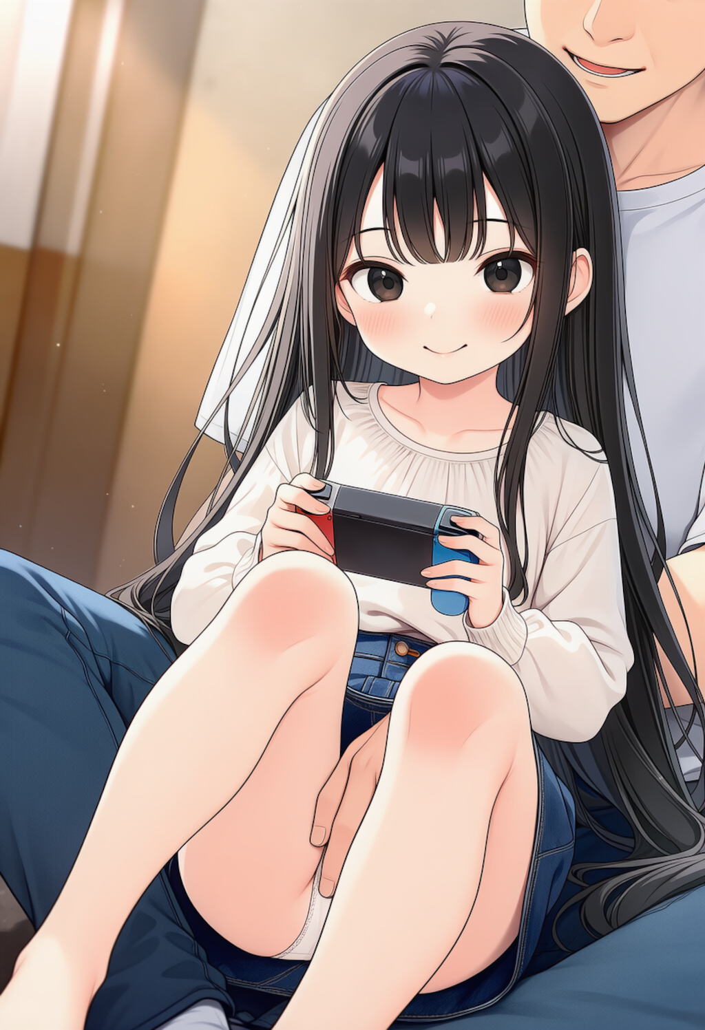 260421_膝上いたずらパンチラ少女