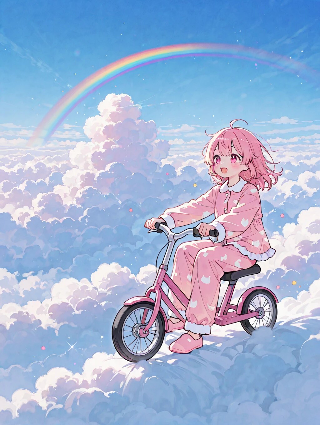 ...夢の中を走る。