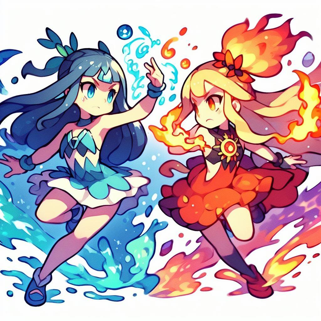 火の魔女と水の魔女