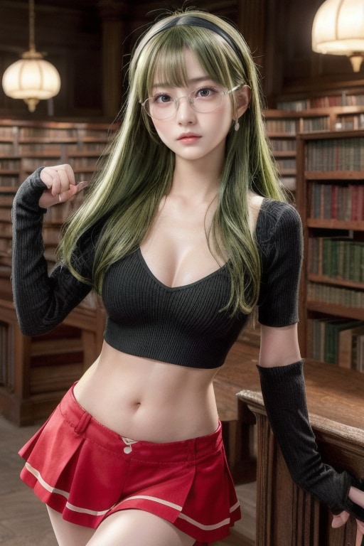 お本を探しているオパメガネ・ポヨポリッヒ先生