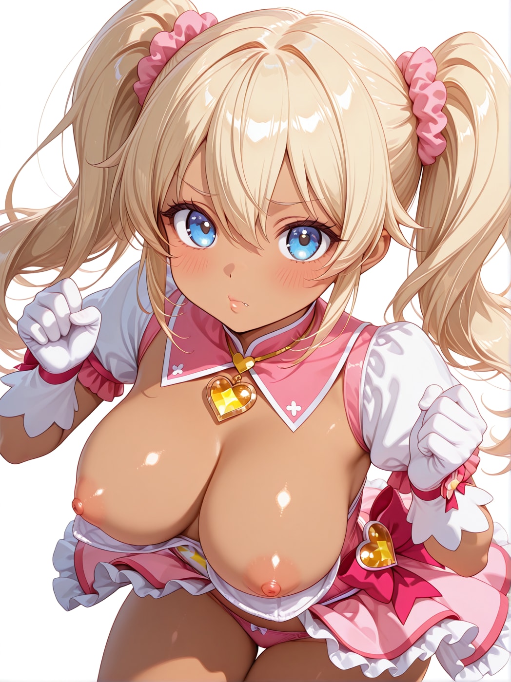 褐色肌の魔法少女