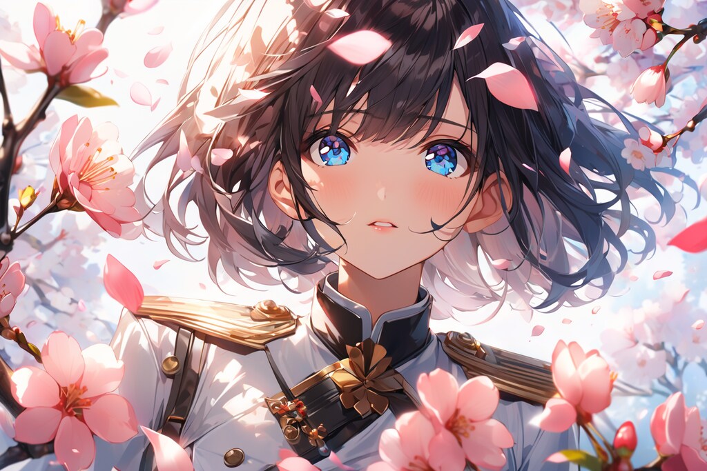 桜舞い散る