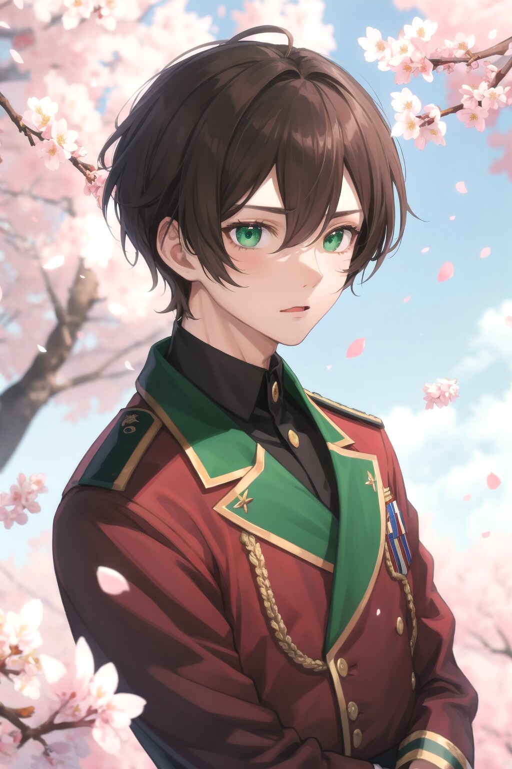 桜舞い散る