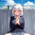 屋上放尿JK 10枚目