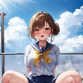 屋上放尿JK 9枚目