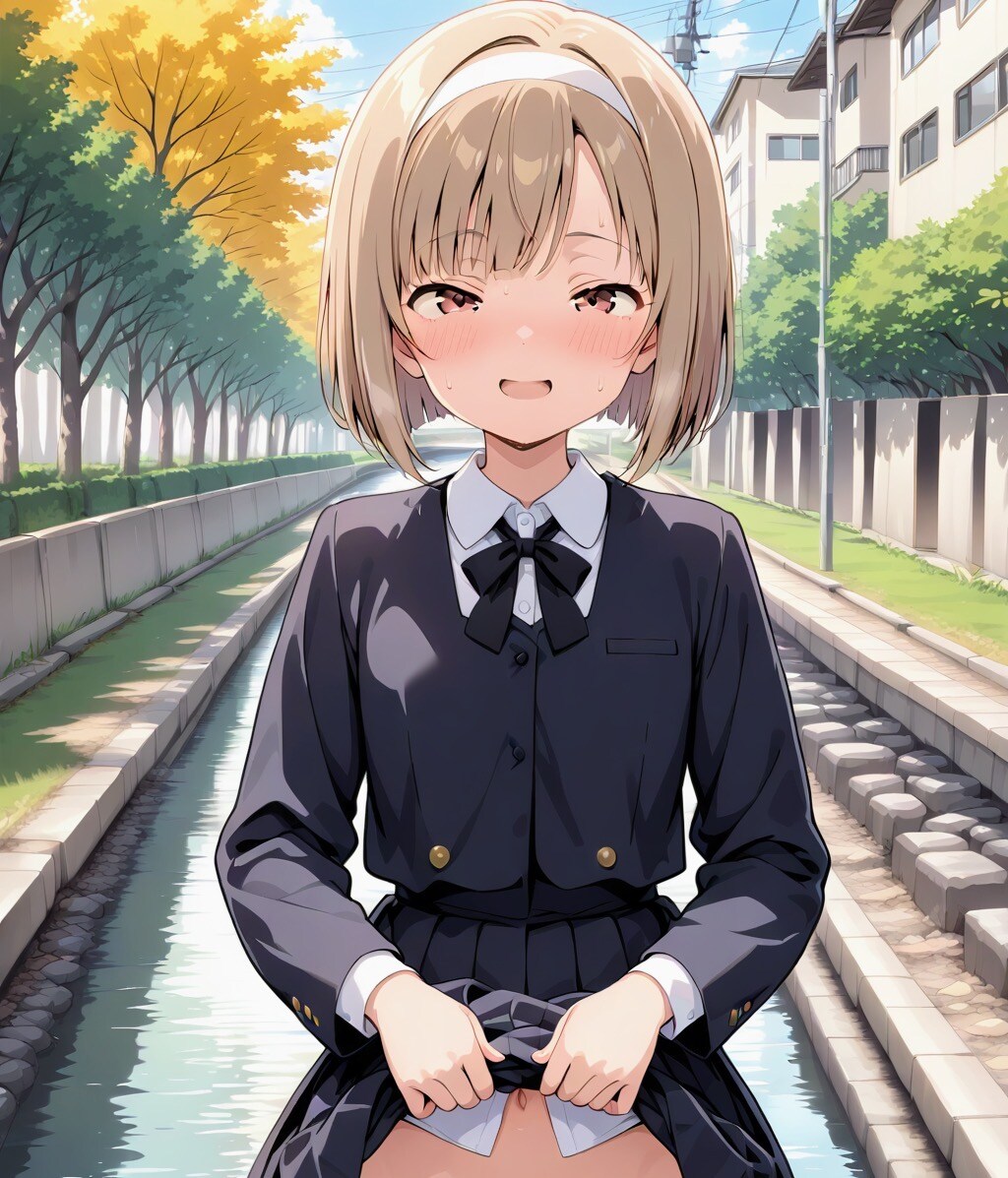 川っていうより用水路...？