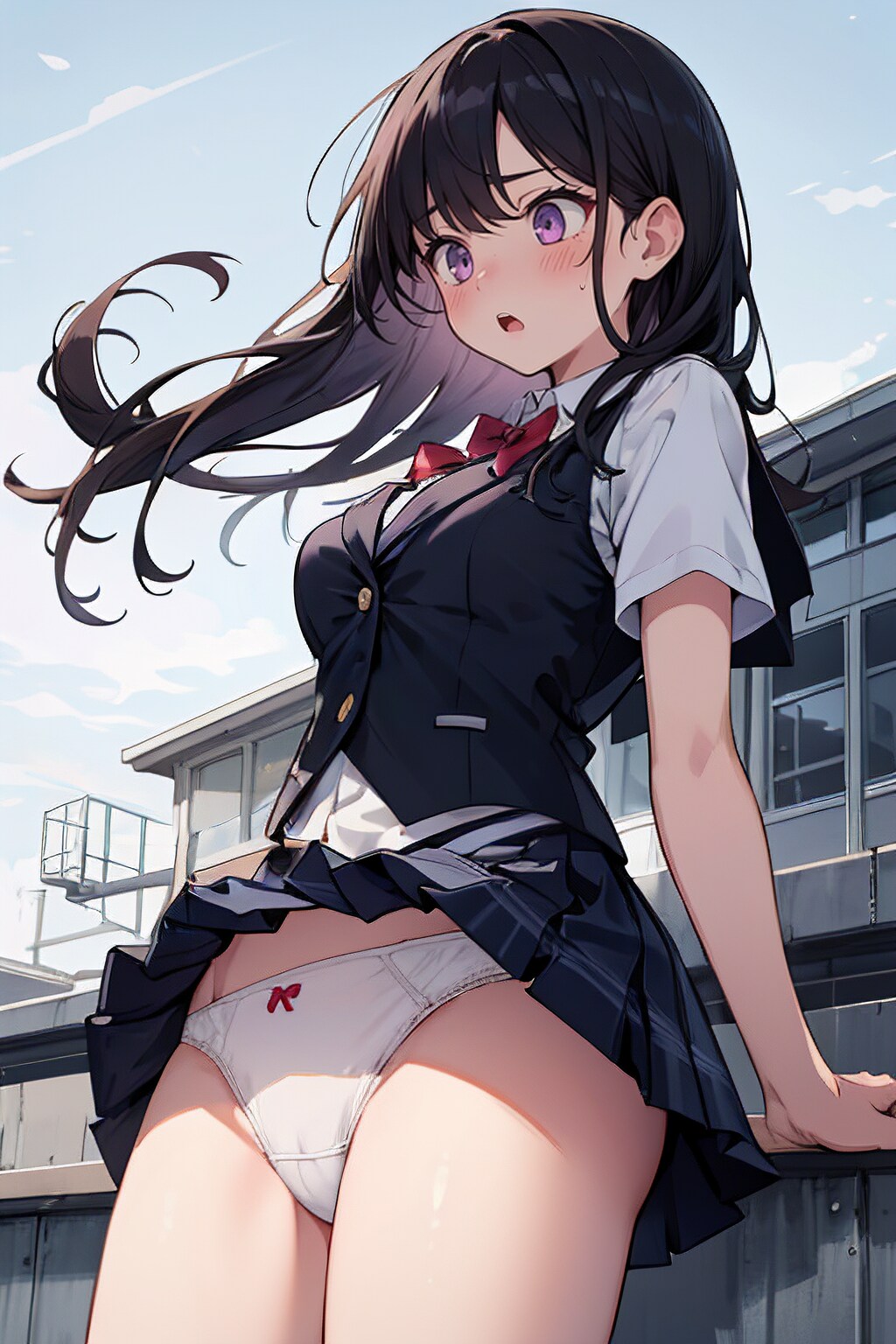 突風（パンチラ）
