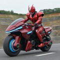 バイクに乗る仮面ライダー 10枚目