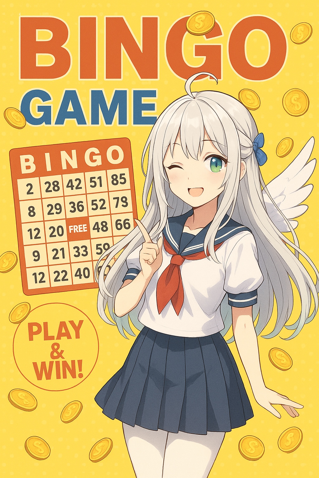 ビンゴゲームのポスター