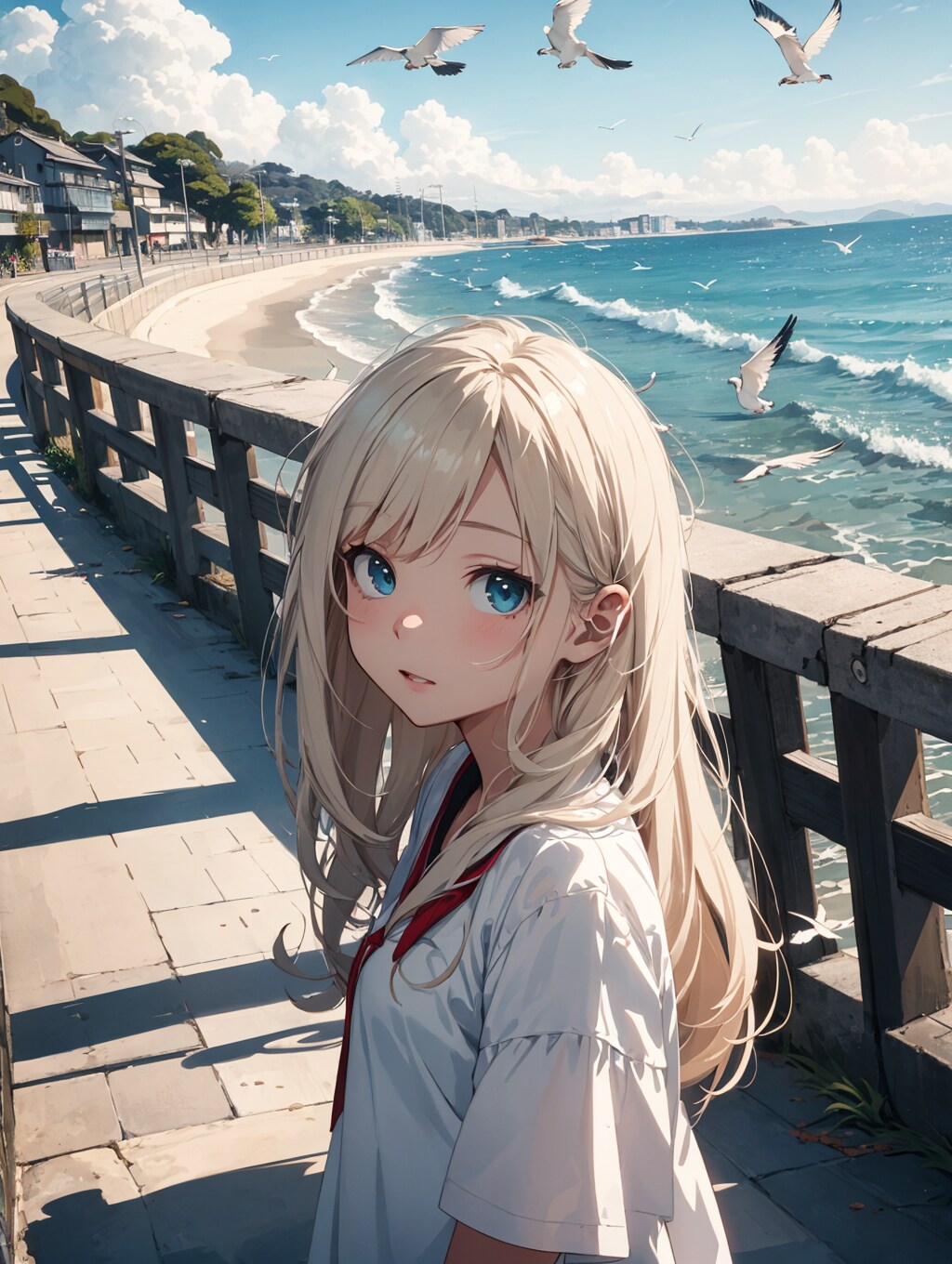 海辺の街