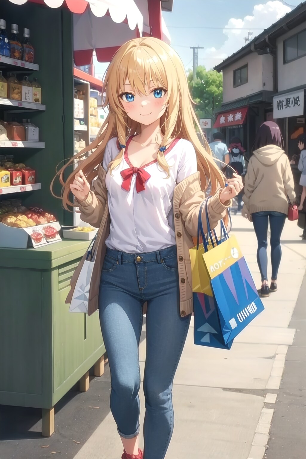 ショッピング中の愛梨紗ちゃん