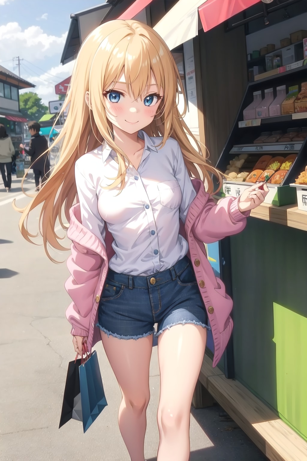 ショッピング中の愛梨紗ちゃん