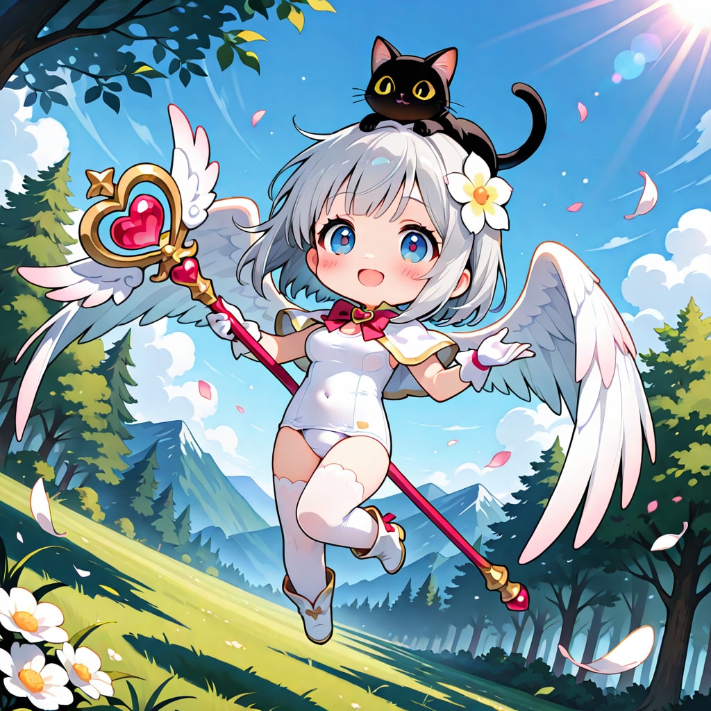 ちびスク水魔法少女