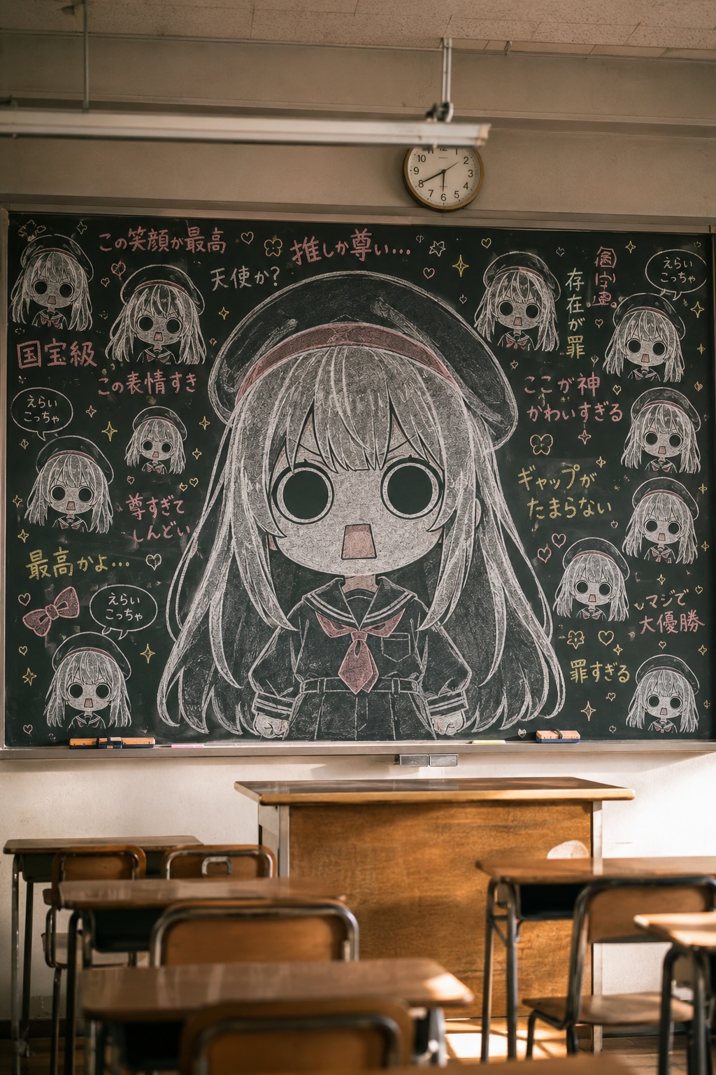 黒板えらいこっちゃ嬢