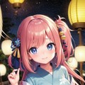 ピンク髪の少女 2枚目