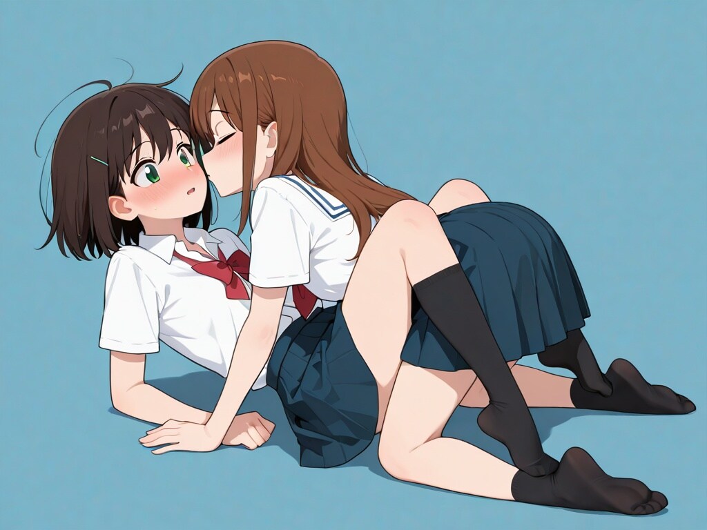 絡み合うおねえさん