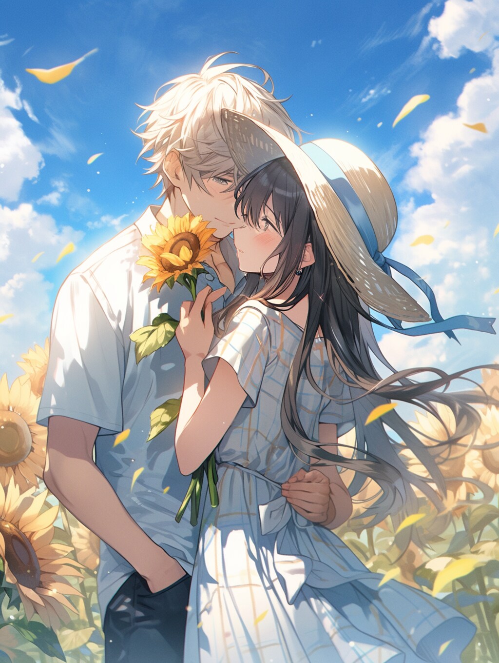 あの夏、ひまわり畑で