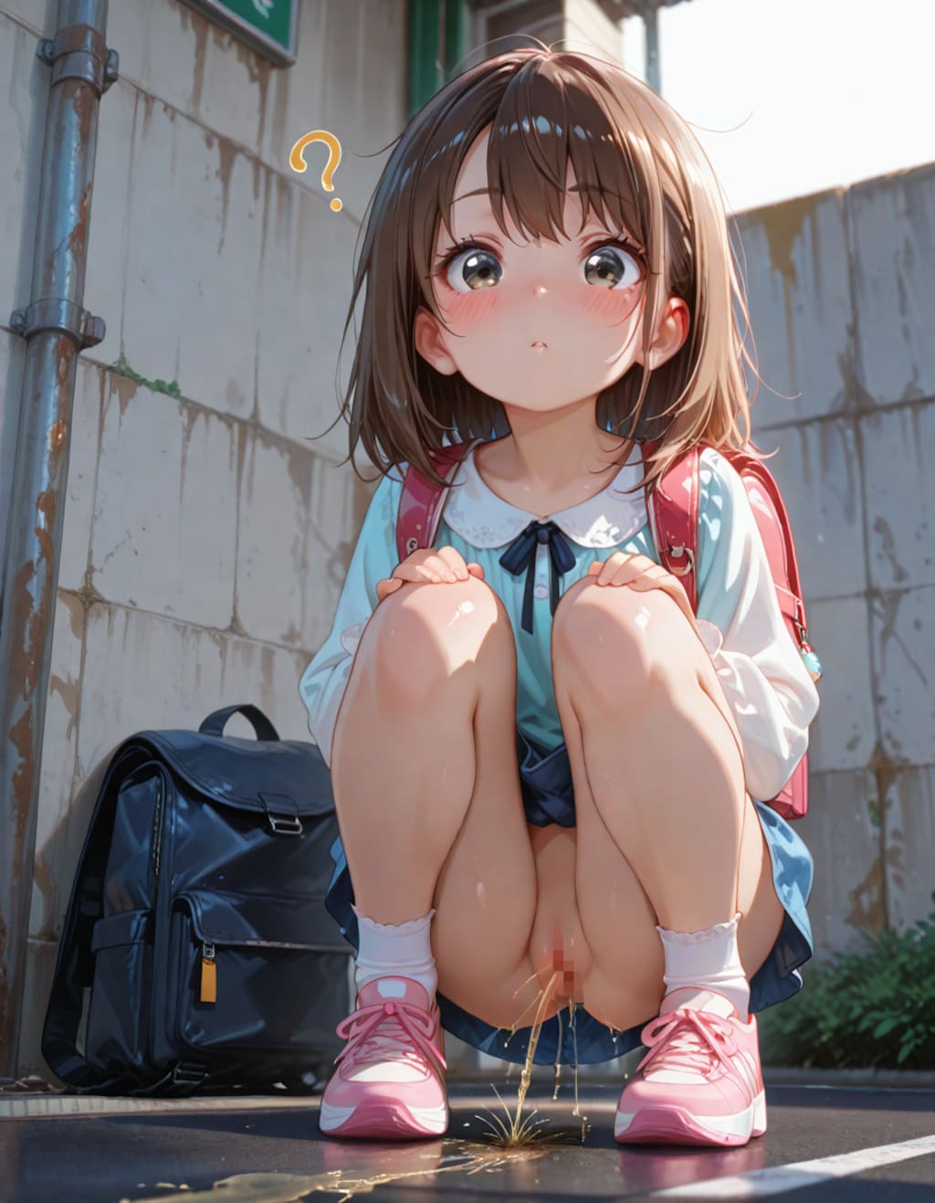 目が合った…