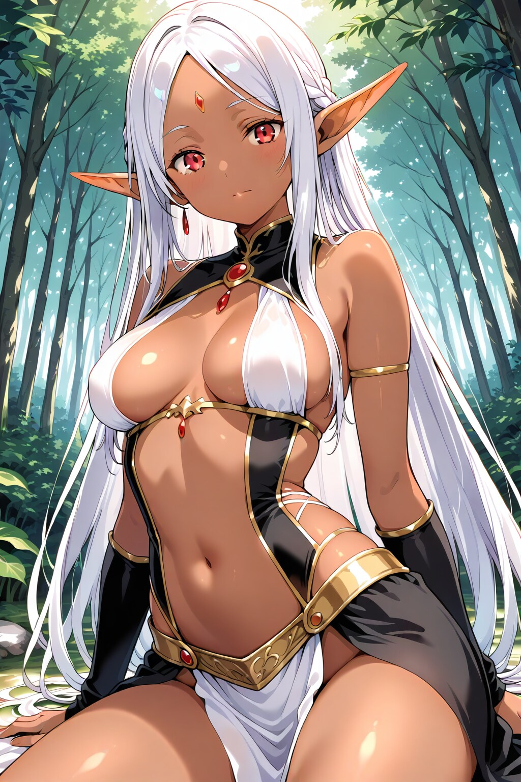 美少女ダークエルフ