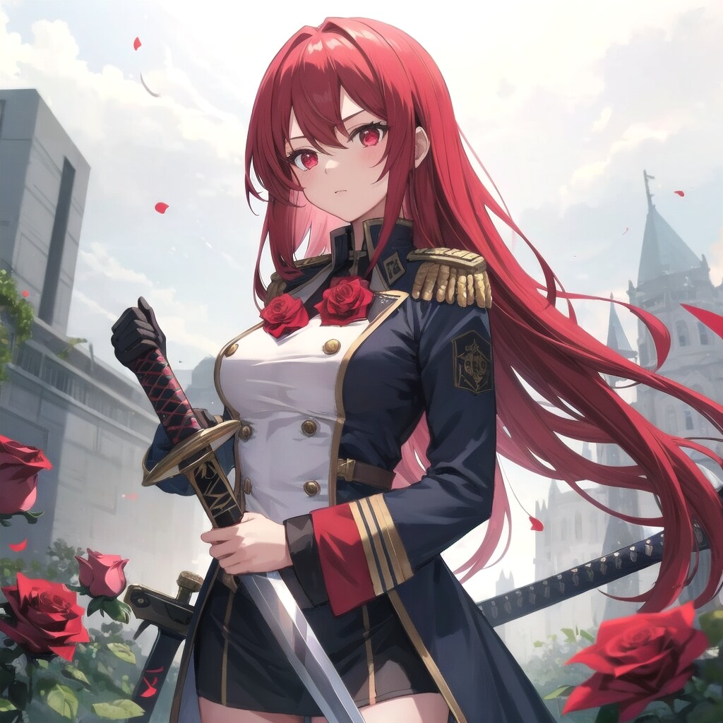 赤薔薇の剣士