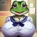 セーラー服　カエル 8枚目