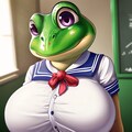 セーラー服　カエル 11枚目