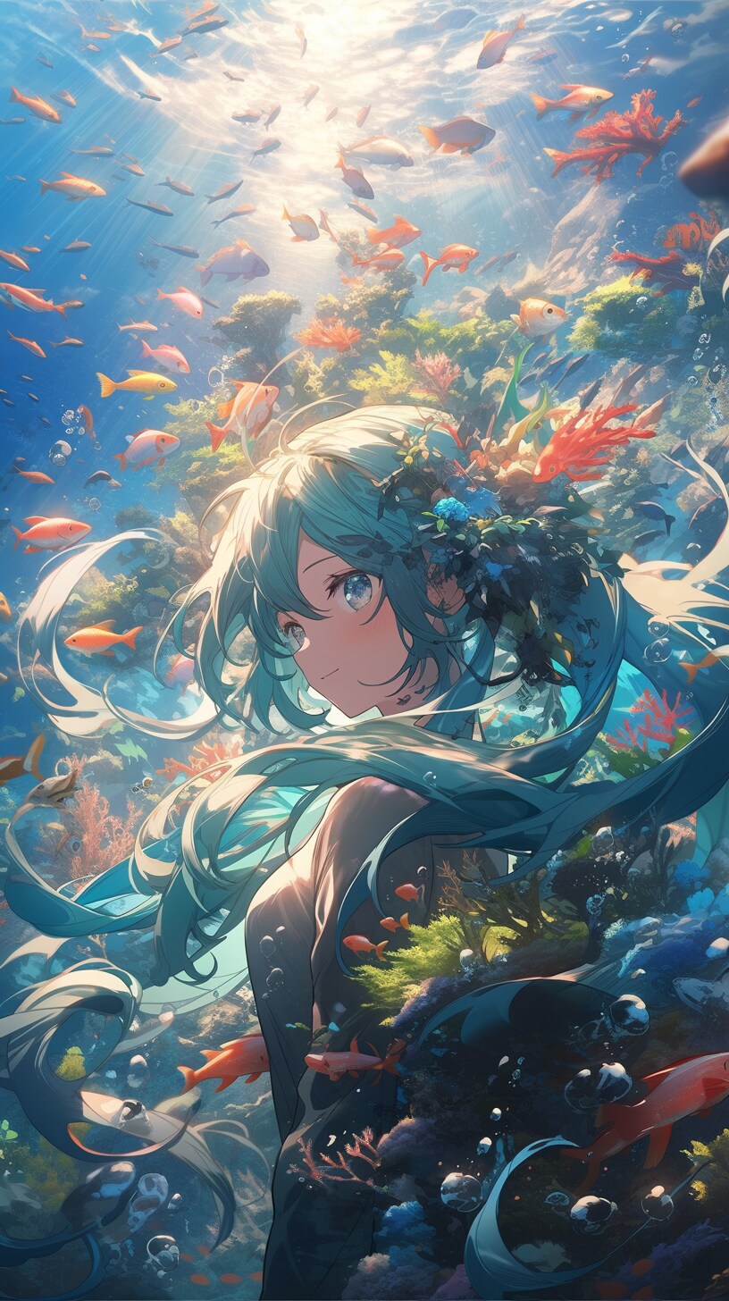 初音ミク 海