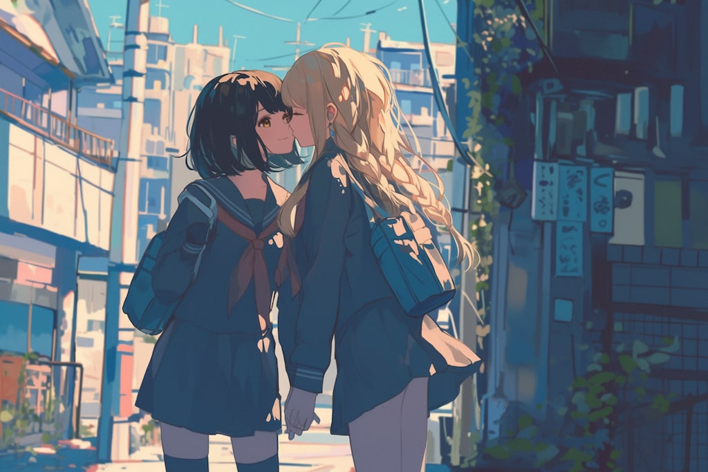 キスしたい二人のJK78