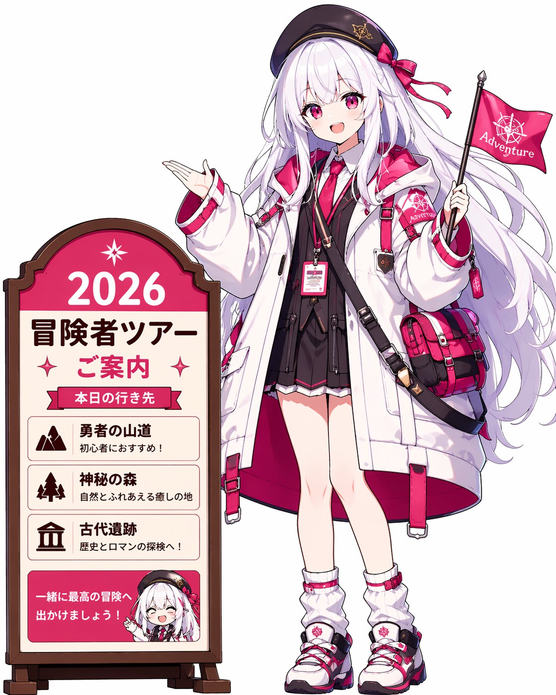 可愛いダンジョンバスガイド