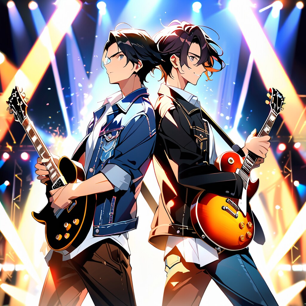 ビジュアルロックライブ | の人気AIイラスト・グラビア