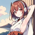 ヘッドホン巫女 4枚目