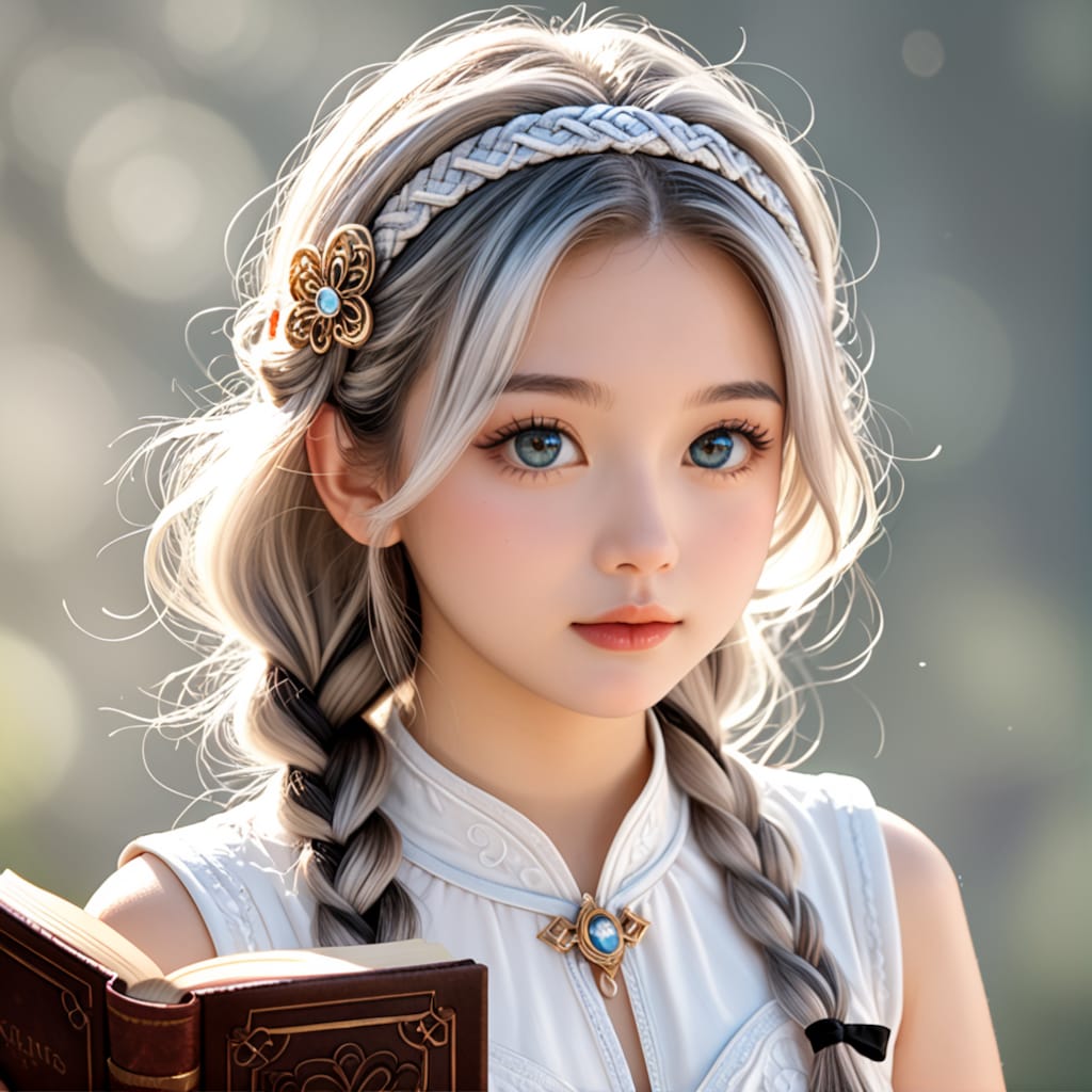 魔導書を開くプリーステス