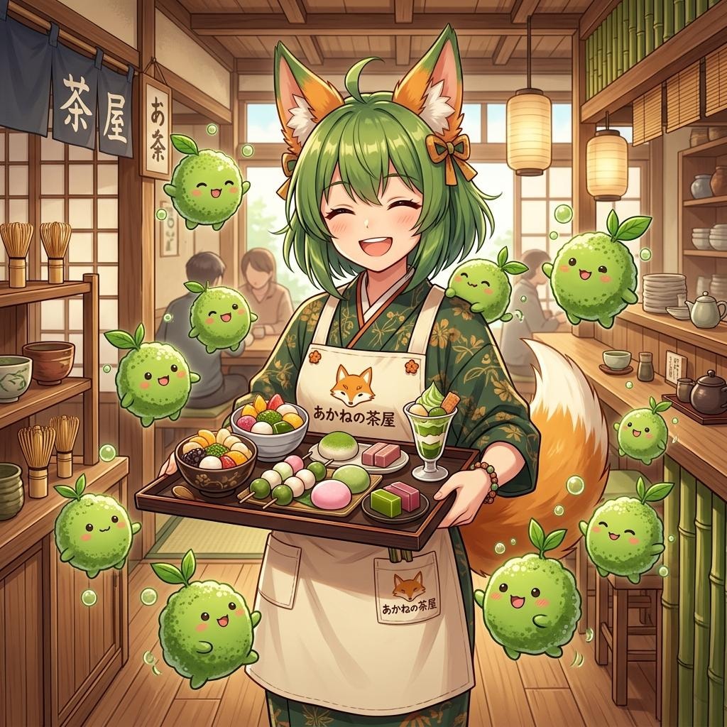 抹茶狐娘
