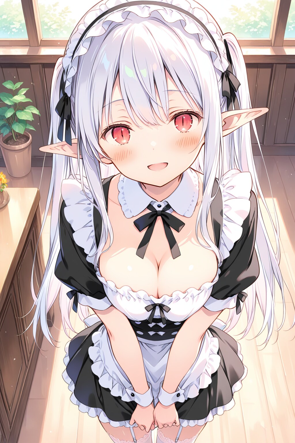 『おはようござます、ご主人様♡』ネージュ