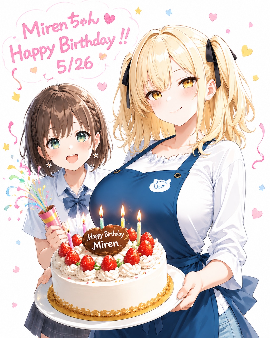 【誕生日5,6月FA】蓮見深蓮ちゃん、お誕生日おめでとうございます♪