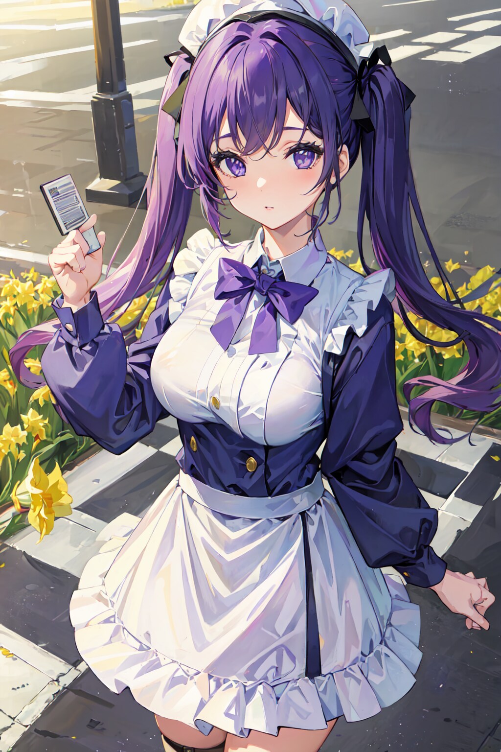 紫髪の少女