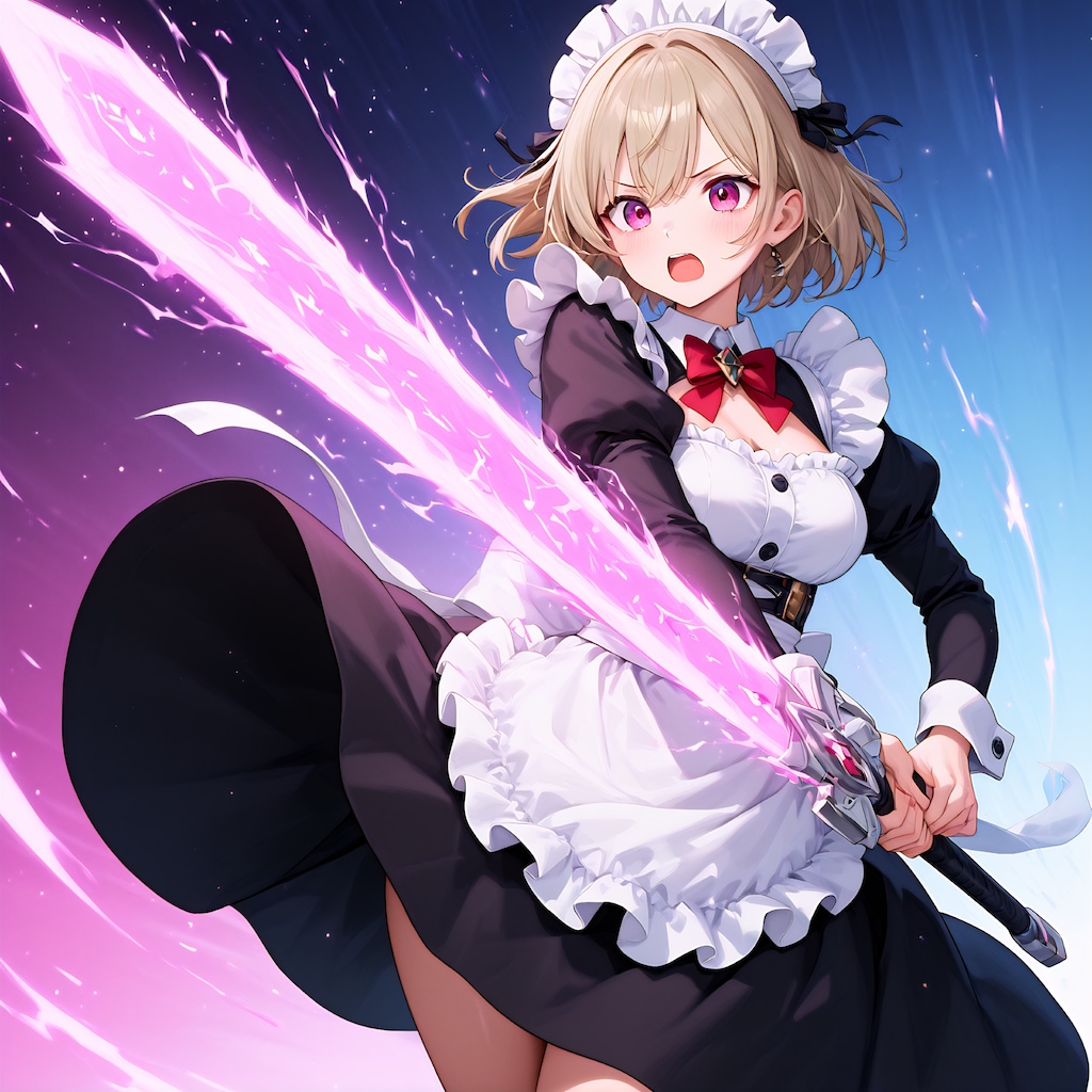戦う！サイバー・メイド！
