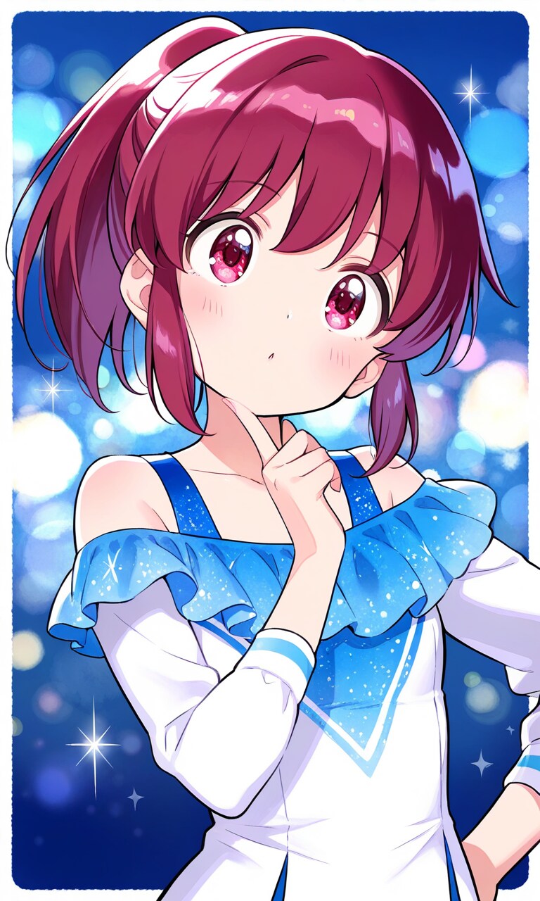 あざとポーズ・愛乃めぐみ。