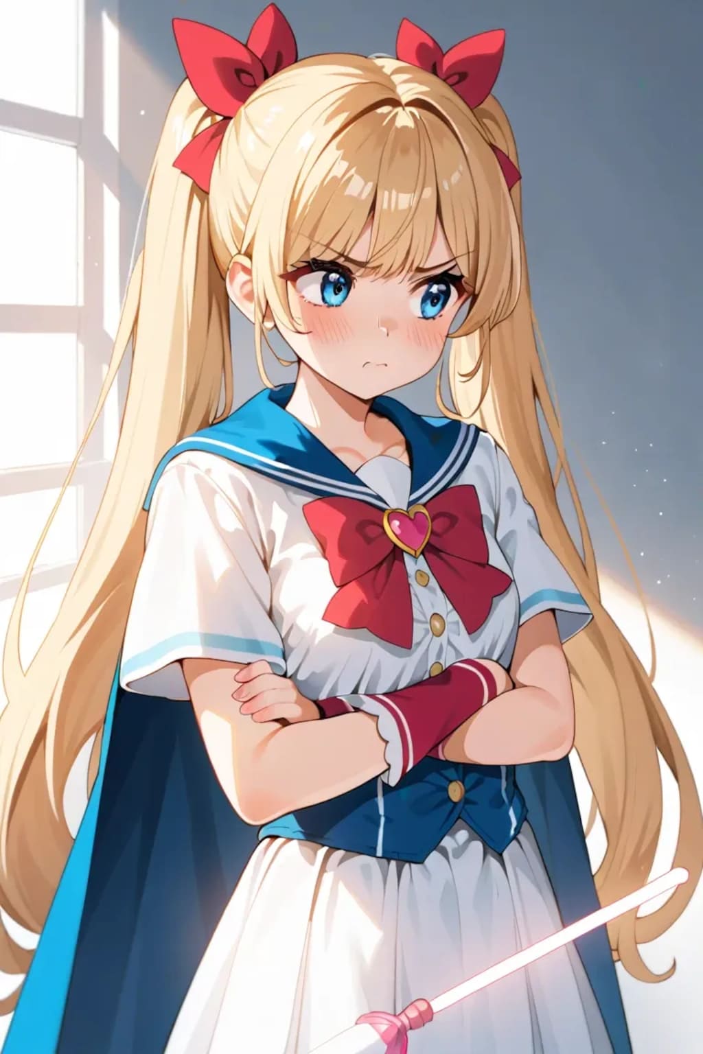 照れてる魔法少女が超可愛い🥰