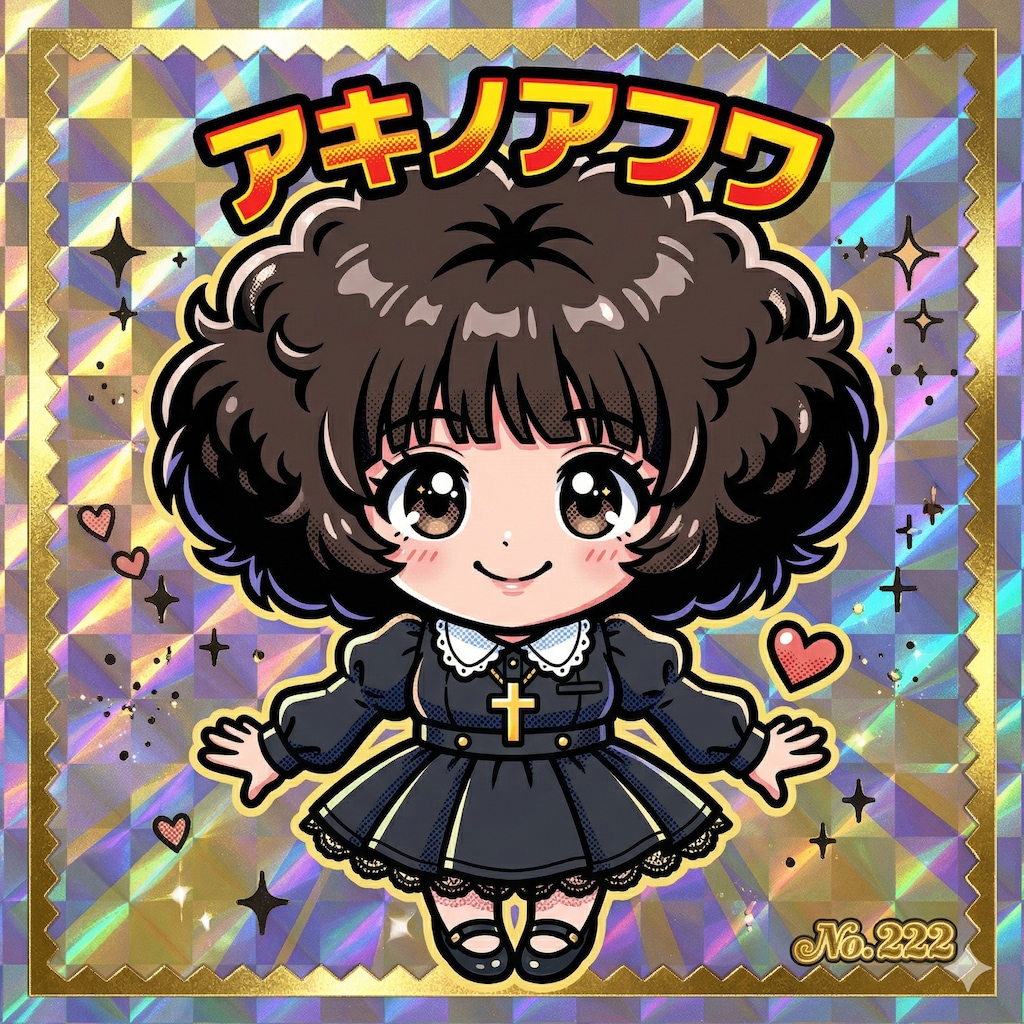 元気いっぱいなシール