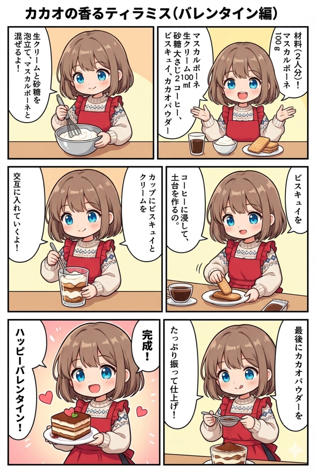 カカオ香るティラミス