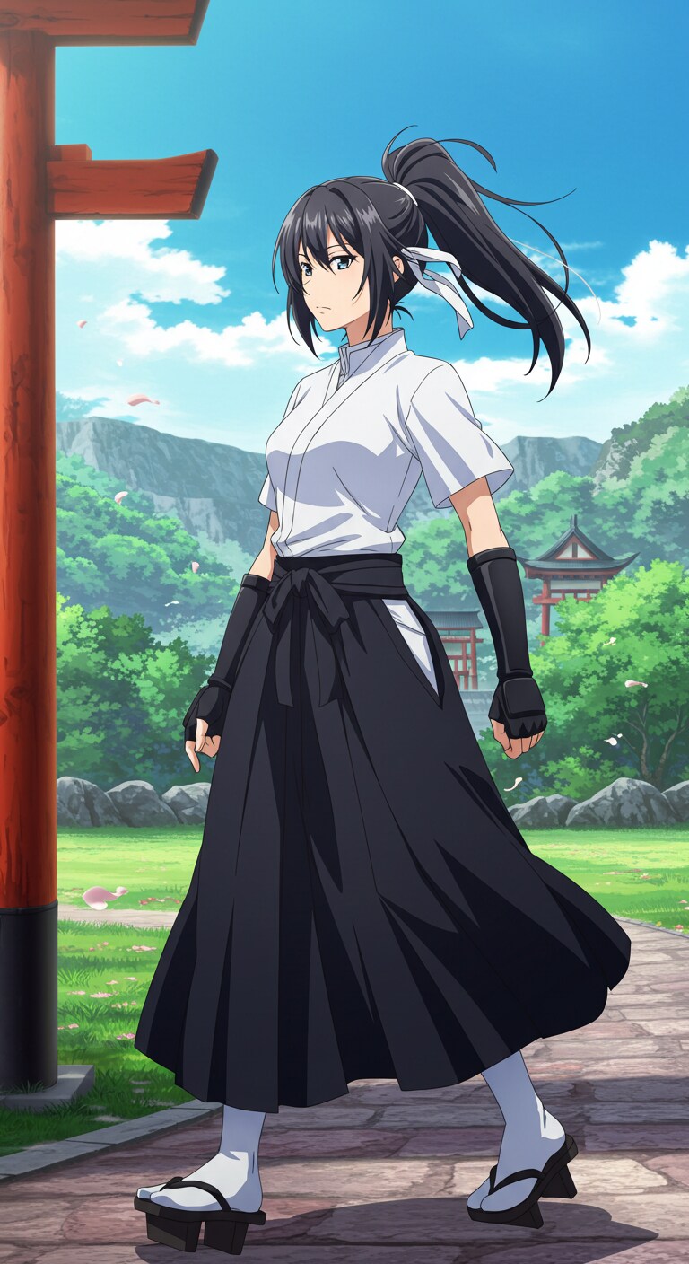 和装武闘派女探偵　（ImageFX土産）