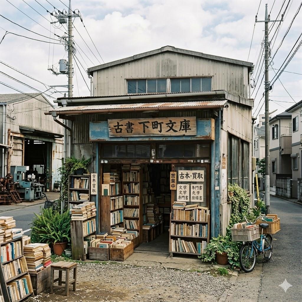 工場風古書店