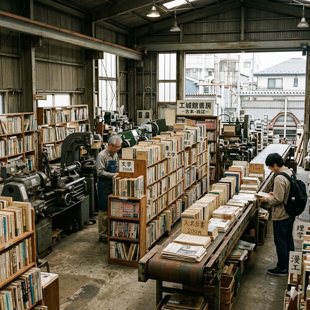 工場風古書店