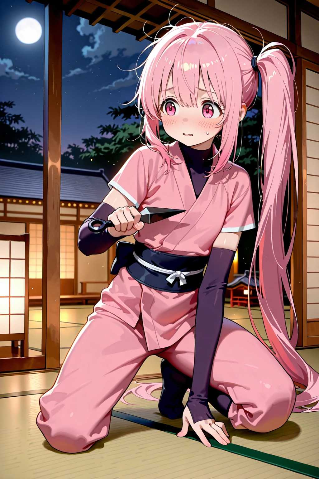 【🥷🏻ちちぷい公式投稿企画：忍者🎑】✨🐦‍⬛新米くノ一・桜美サクラの初めての隠密作戦📜✨