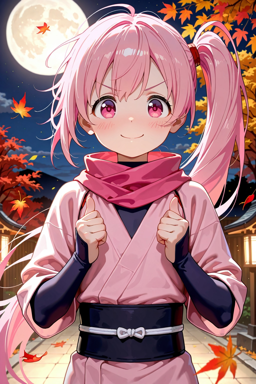 【🥷🏻ちちぷい公式投稿企画：忍者🎑】✨🐦‍⬛新米くノ一・桜美サクラの初めての隠密作戦📜✨